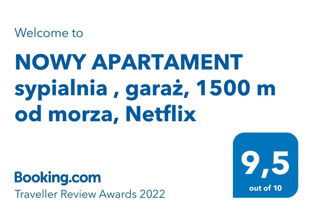 "Nowy Apartament" Sypialnia , Garaz, 1500 M Od Morza, Netflix Гданск Екстериор снимка
